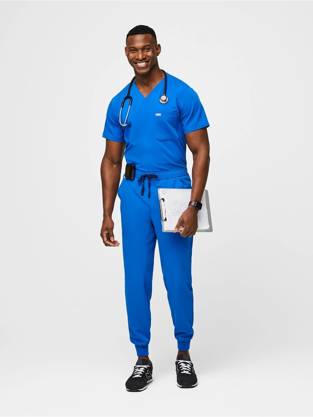 Figs Matching Set Leon Scrub Top and Tansen Jogger Scrub Pants